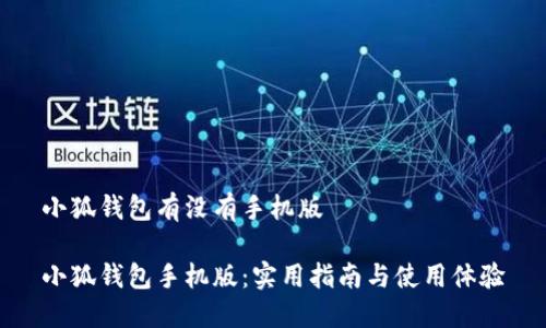 小狐钱包有没有手机版

小狐钱包手机版：实用指南与使用体验